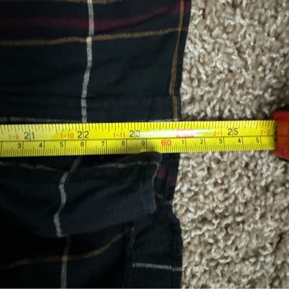 Club Monaco Women’s Black Red & Yellow Plaid Button Up Slim Fit Size Small - Picture 8 of 8